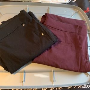 Like new. Maurice’s slacks / pants - large bundle